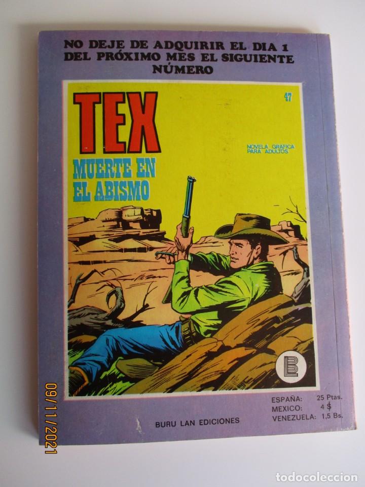 Cómics: TEX (1970, BURU LAN) 46 · 1971 · PISTAS SANGRIENTAS - Foto 3 - 300159873