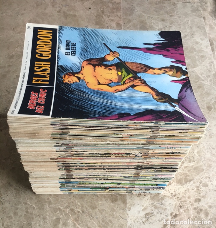 C&oacute;mics: FLASH GORDON. (128 comics +11 tapas) H&eacute;roes del C&oacute;mic. Buru Lan. Completa - Foto 2