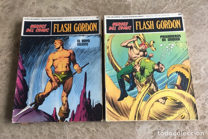C&oacute;mics: FLASH GORDON. (128 comics +11 tapas) H&eacute;roes del C&oacute;mic. Buru Lan. Completa - Foto 3