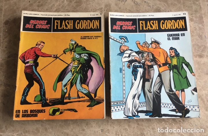 C&oacute;mics: FLASH GORDON. (128 comics +11 tapas) H&eacute;roes del C&oacute;mic. Buru Lan. Completa - Foto 4