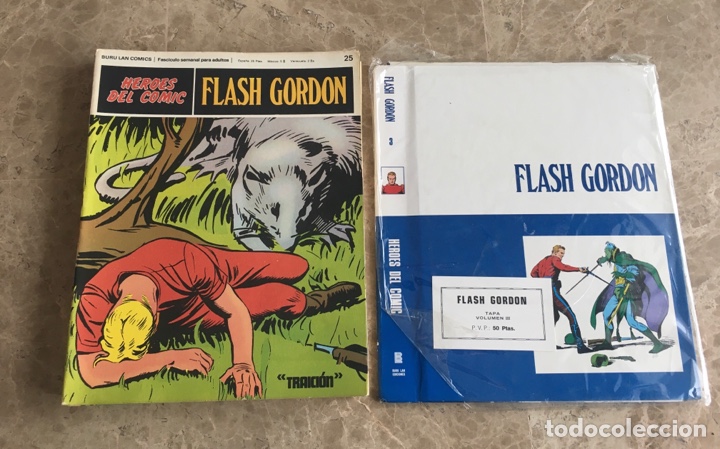 C&oacute;mics: FLASH GORDON. (128 comics +11 tapas) H&eacute;roes del C&oacute;mic. Buru Lan. Completa - Foto 7