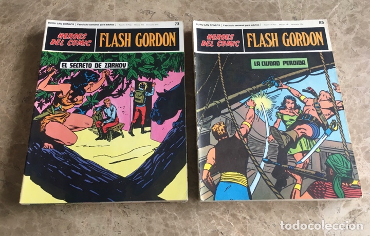 C&oacute;mics: FLASH GORDON. (128 comics +11 tapas) H&eacute;roes del C&oacute;mic. Buru Lan. Completa - Foto 12