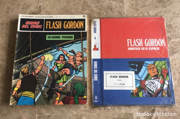 C&oacute;mics: FLASH GORDON. (128 comics +11 tapas) H&eacute;roes del C&oacute;mic. Buru Lan. Completa - Foto 14