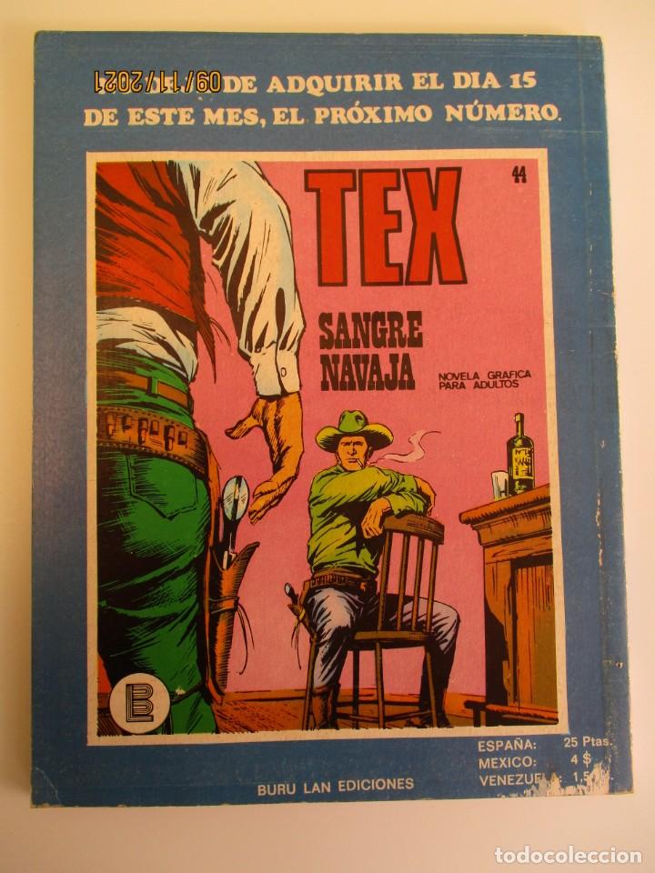 Cómics: TEX (1970, BURU LAN) 43 · 1971 · LA SERPIENTE DESPLUMADA - Foto 3 - 302776208