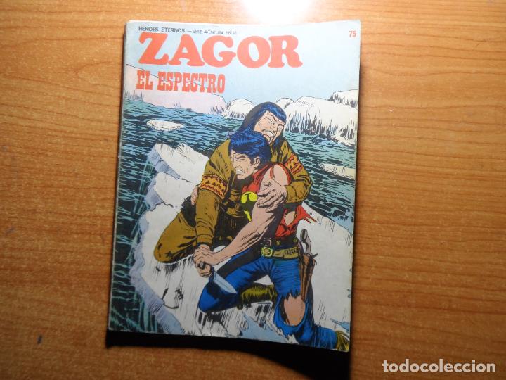 ZAGOR - 75 EL ESPECTRO - 1972 EDITORIAL BURULAN BURU LAN (Tebeos y Comics - Buru-Lan - Zagor)