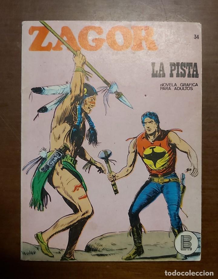 C&oacute;mics: Tebeo / c&oacute;mic Zagor n&ordm; 34, La pista - Foto 1