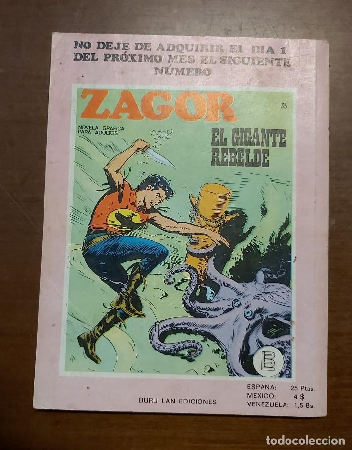 C&oacute;mics: Tebeo / c&oacute;mic Zagor n&ordm; 34, La pista - Foto 3