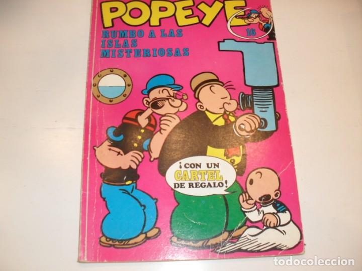 C&oacute;mics: popeye 16.(de 47).ediciones buru lan,a&ntilde;o 1970. - Foto 1