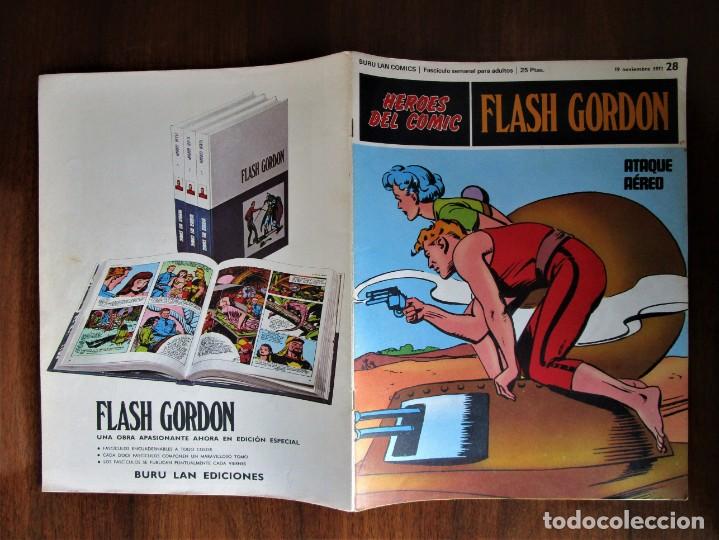C&oacute;mics: FLASH GORDON N&ordm; 28 - ATAQUE A&Eacute;REO - BURU LAN 1971 - Foto 2