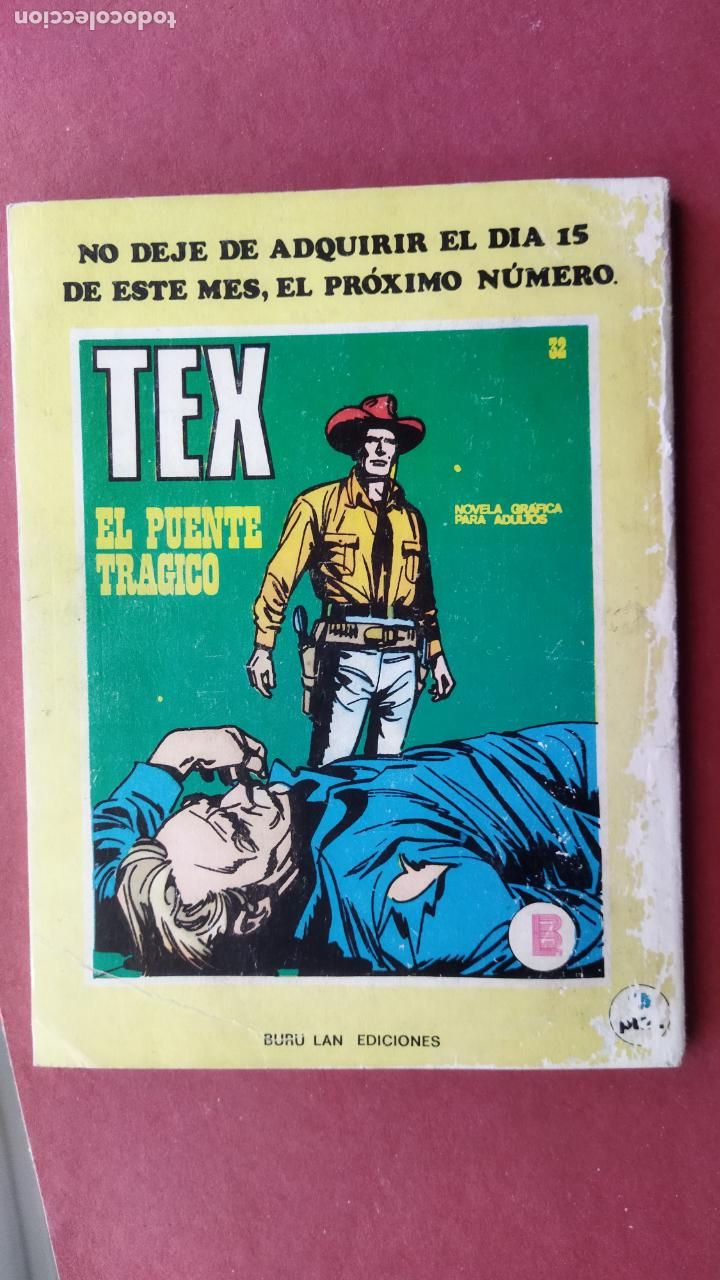 C&oacute;mics: TEX N&ordm; 31 EDI. BURULAN 1971 - - Foto 2