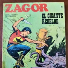 Comics: ZAGOR BURU LAN Nº 35 EL GIGANTE REBELDE. ESTADO NORMAL. VER FOTOS.. Lote 313831718
