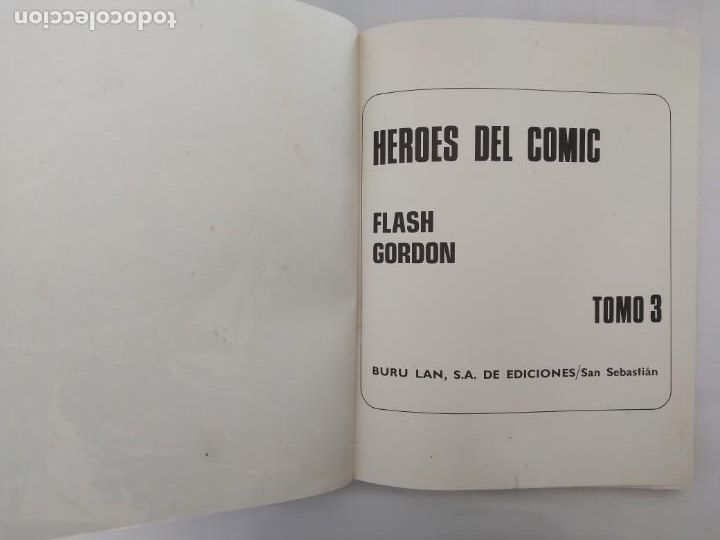 C&oacute;mics: FLASH GORDON TOMO 3 HEROES DEL COMIC BURU LAN 1972 - Foto 3