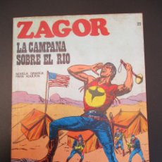 Cómics: ZAGOR (1971, BURU LAN) 22 · 15-IV-1972 · LA CAMPANA SOBRE EL RIO. Lote 324213558