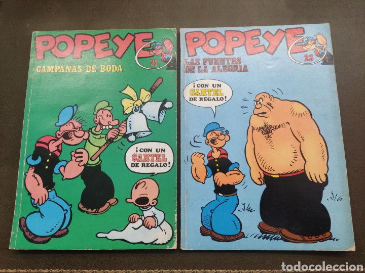 C&oacute;mics: 2 tebeos, Popeye n&deg;21 y 23, buru-lan - Foto 1