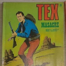 Cómics: TEX Nº 24 MASACRE BURU LAN 1971. Lote 327239343