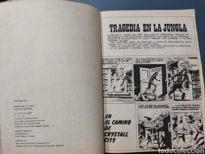 C&oacute;mics: Tex .la tragedia de la Jungla.1973 - Foto 2