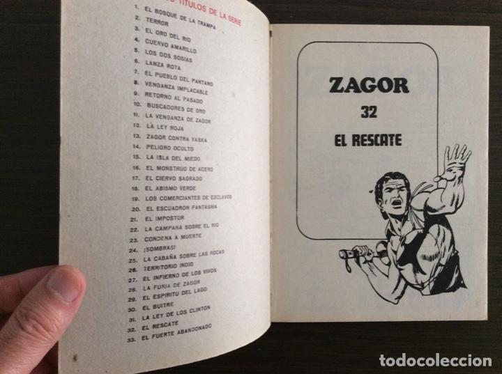 C&oacute;mics: ZAGOR N&Uacute;MERO 32 EXCELENTE ESTADO - Foto 2