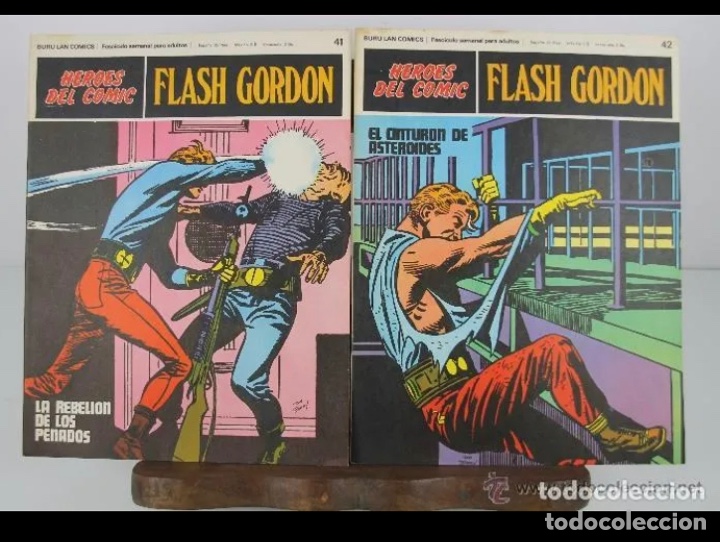 C&oacute;mics: FLASH GORDON H&eacute;roes del c&oacute;mic BURU LAN . Colecci&oacute;n completa 128 c&oacute;mics - Foto 2