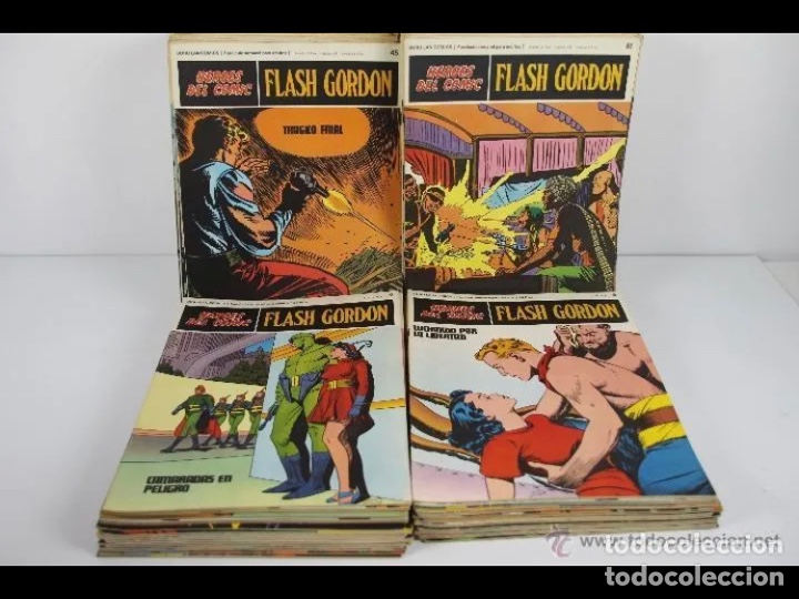 C&oacute;mics: FLASH GORDON H&eacute;roes del c&oacute;mic BURU LAN . Colecci&oacute;n completa 128 c&oacute;mics - Foto 1