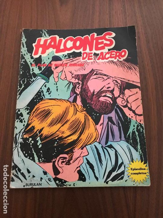 C&oacute;mics: HALCONES DE ACERO , RETAPADO , EDITORIAL BURU LAN - Foto 1
