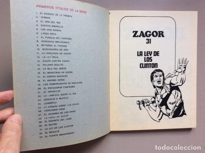 C&oacute;mics: ZAGOR N&Uacute;MERO 31 EXCELENTE ESTADO - Foto 3