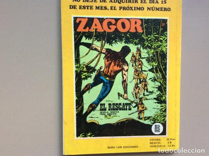 C&oacute;mics: ZAGOR N&Uacute;MERO 31 EXCELENTE ESTADO - Foto 8