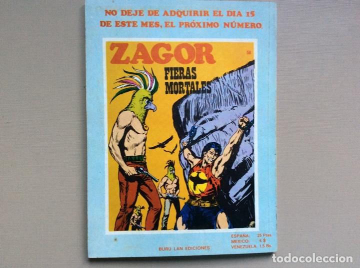 C&oacute;mics: BURU LAN ZAGOR N&Uacute;MERO 57 EXCELENTE ESTADO - Foto 6