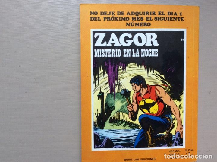 C&oacute;mics: BURU LAN ZAGOR N&Uacute;MERO 58 EXCELENTE ESTADO - Foto 9