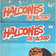 Cómics: ARCHIVO * HALCONES DE ACERO * Nº 4 Y 15 EN COLOR * BURULAN 1974 *. Lote 360421300