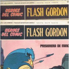 Cómics: ARCHIVO * FLASH GORDON * HEROES DEL COMIC * ED. BURULAN 1971 * Nº 6, 14 Y 26, FASCICULOS COLOR *