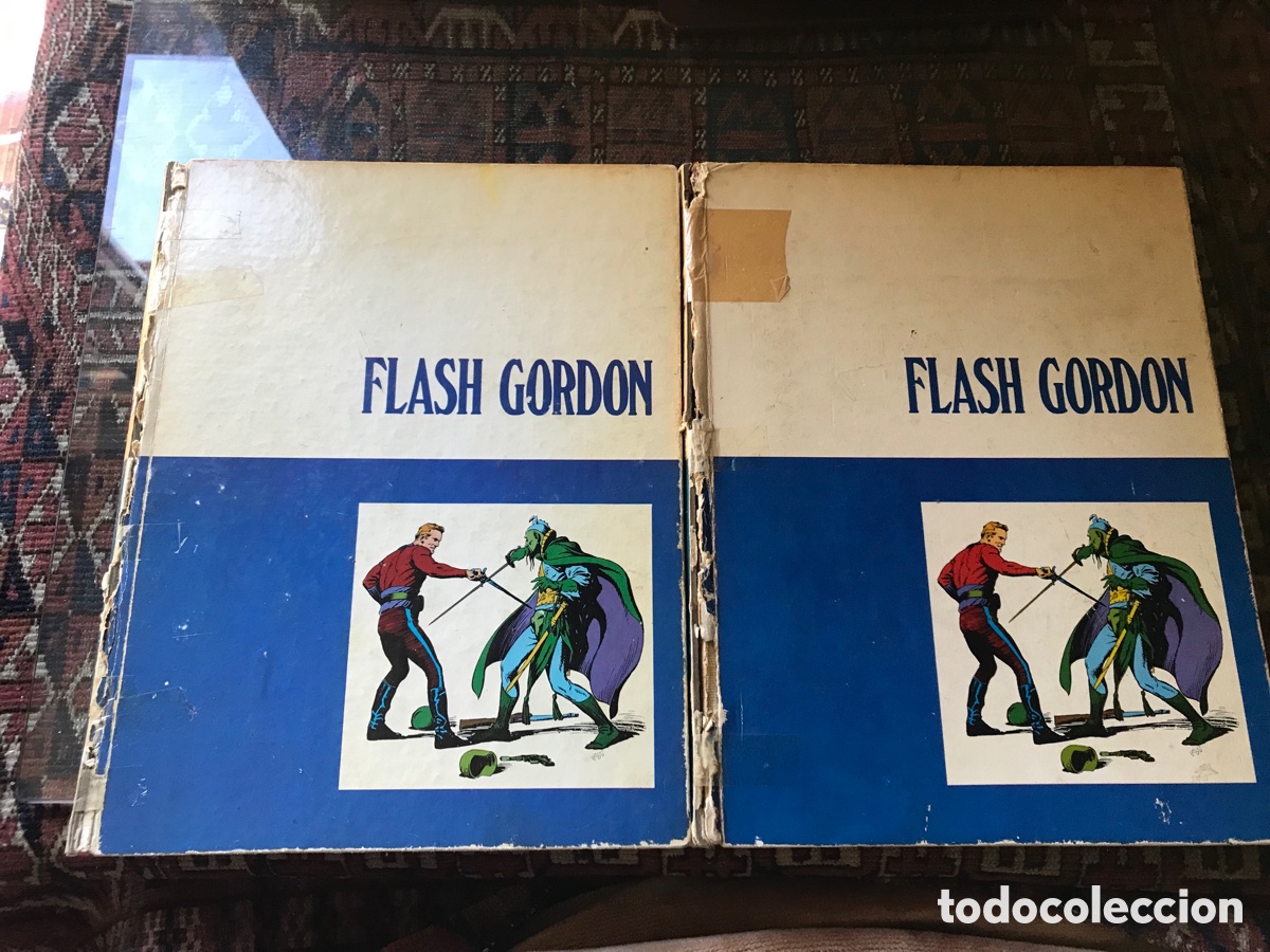 C&oacute;mics: Flash Gordon. H&eacute;roes del c&oacute;mic. Burn Lan. Tomo I y II. - Foto 1