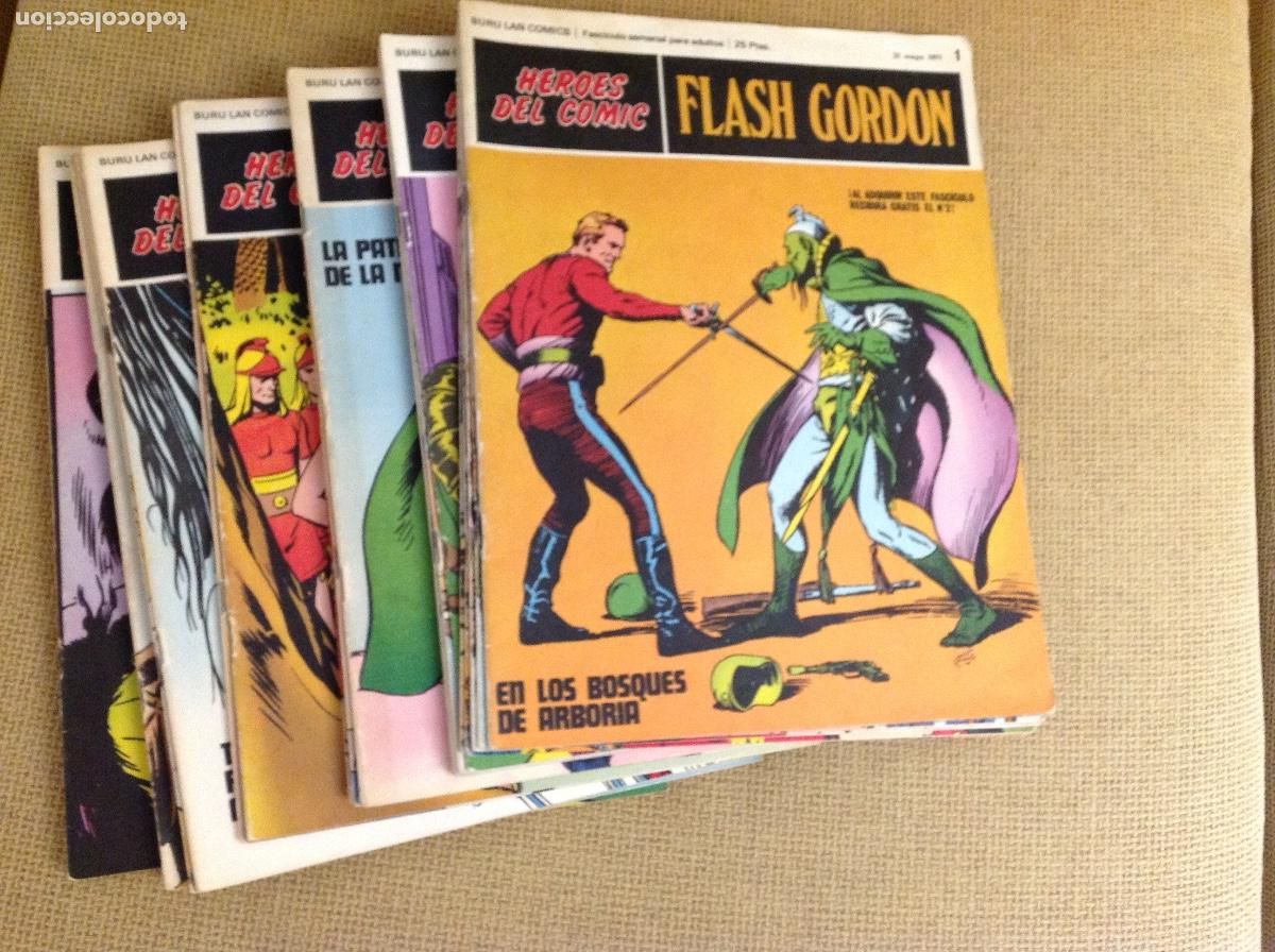 C&oacute;mics: Lote de Fasc&iacute;culos H&eacute;roes del C&oacute;mic Flash Gordon - Foto 1