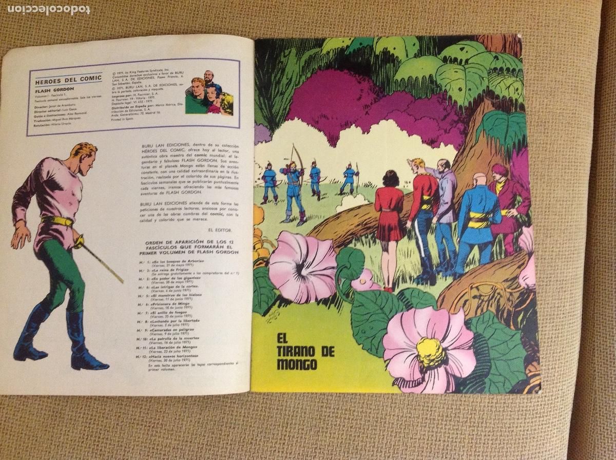 C&oacute;mics: Lote de Fasc&iacute;culos H&eacute;roes del C&oacute;mic Flash Gordon - Foto 2