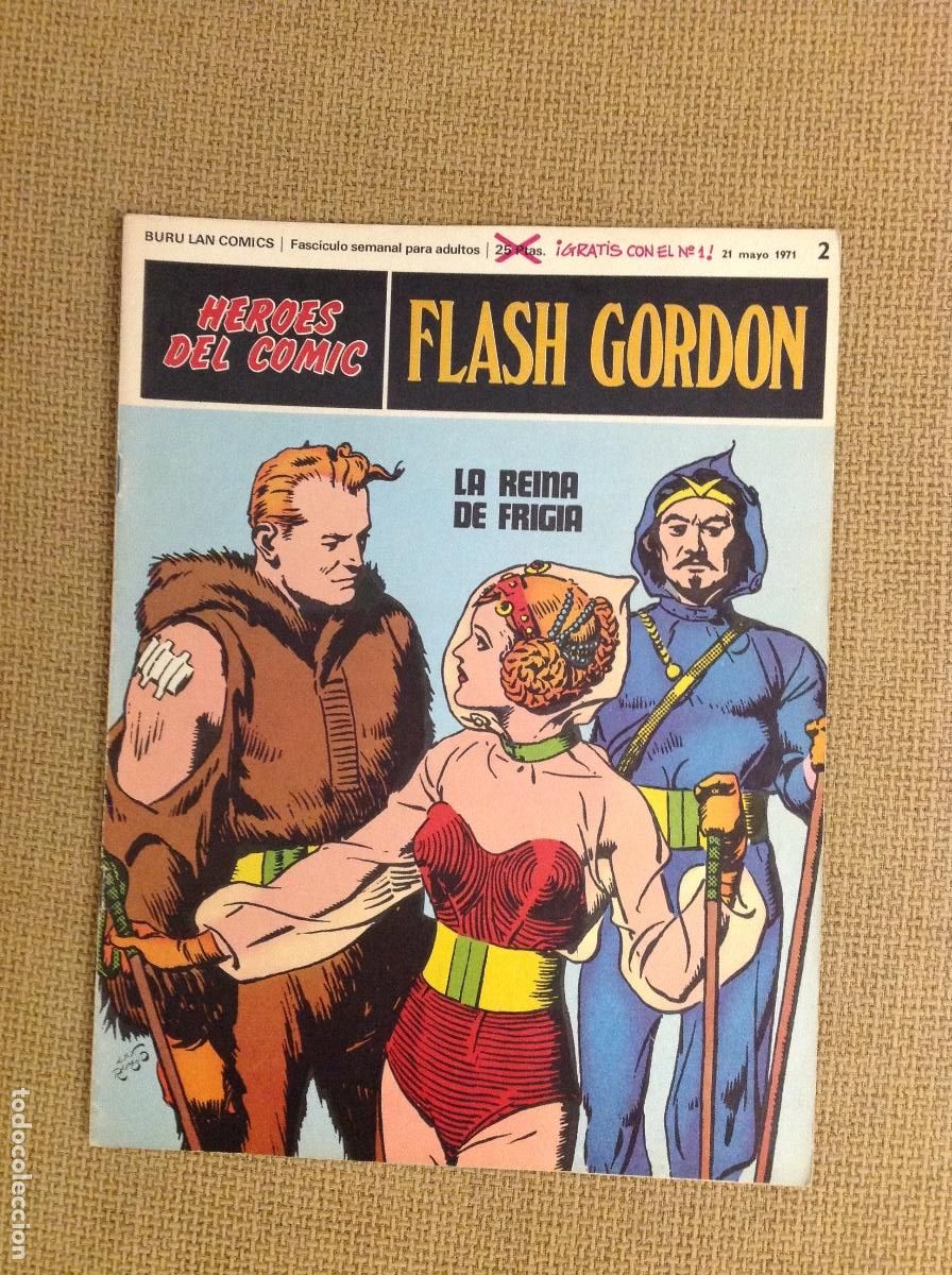 C&oacute;mics: Lote de Fasc&iacute;culos H&eacute;roes del C&oacute;mic Flash Gordon - Foto 3