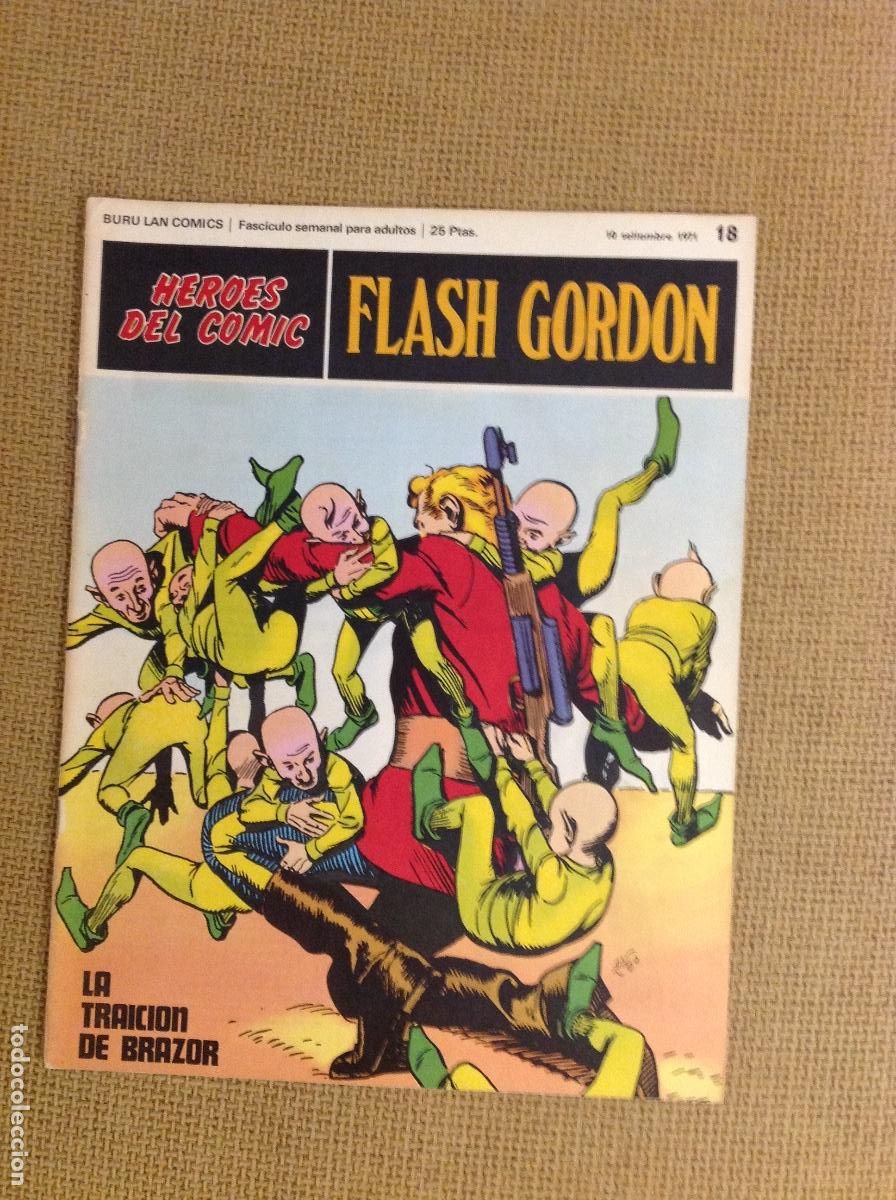 C&oacute;mics: Lote de Fasc&iacute;culos H&eacute;roes del C&oacute;mic Flash Gordon - Foto 19