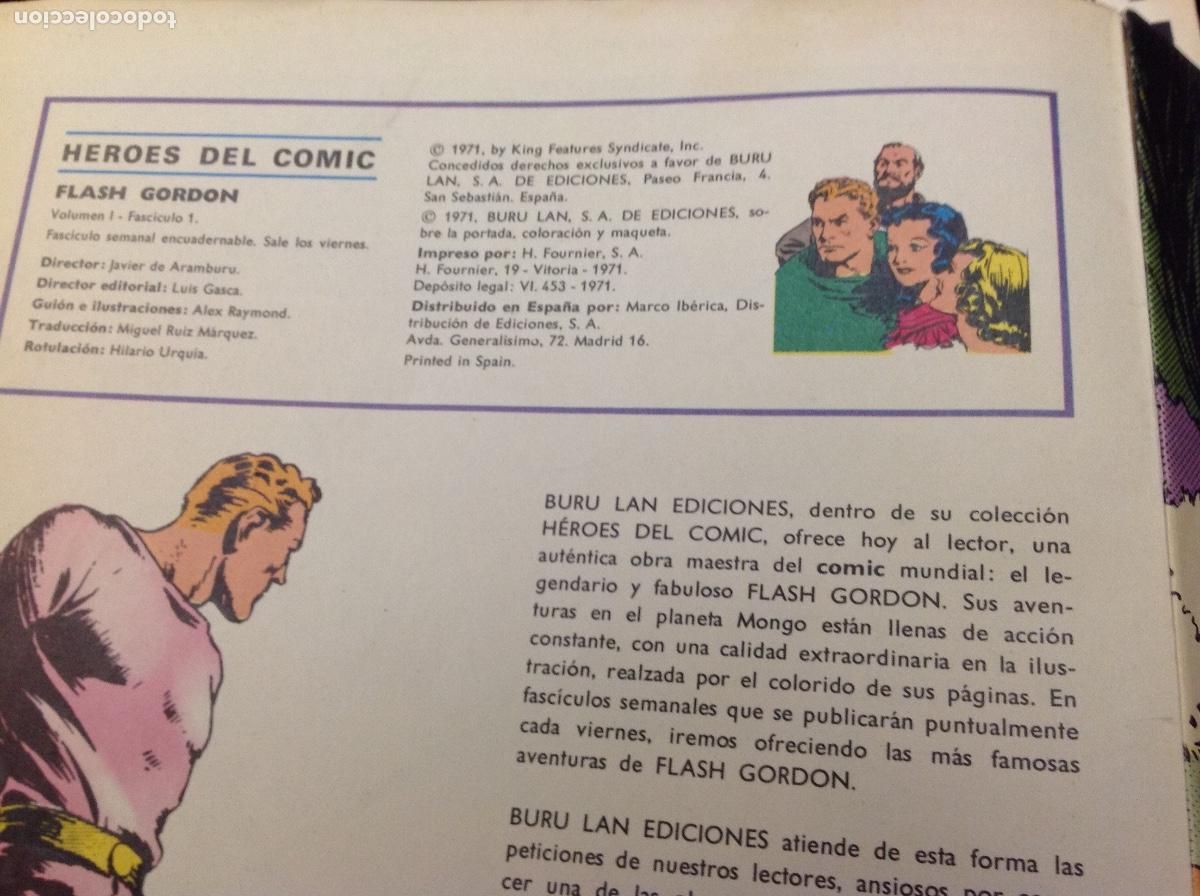 C&oacute;mics: Lote de Fasc&iacute;culos H&eacute;roes del C&oacute;mic Flash Gordon - Foto 26