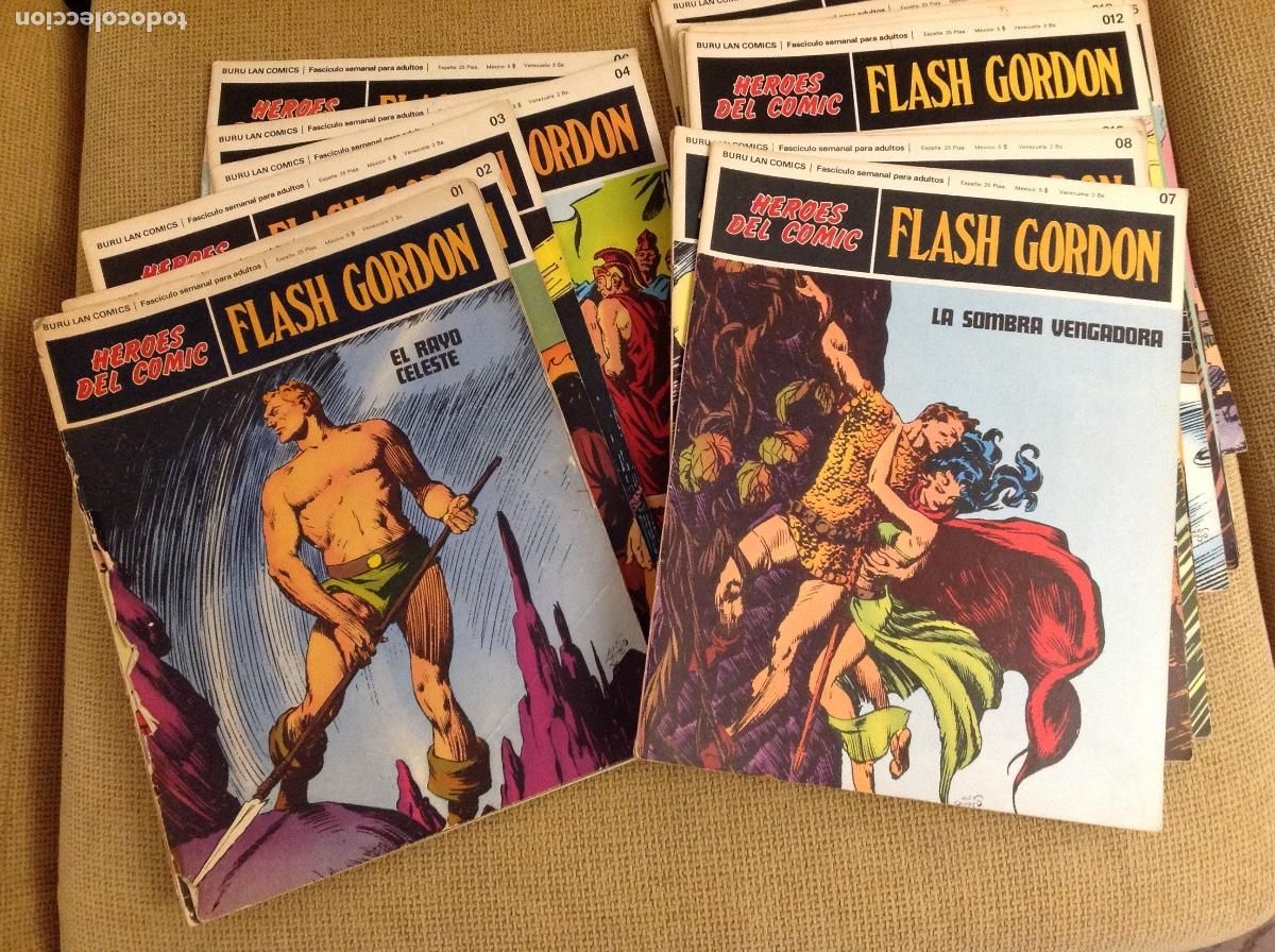 C&oacute;mics: Lote de Fasc&iacute;culos H&eacute;roes del C&oacute;mic Flash Gordon - Foto 1