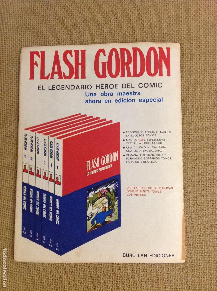 C&oacute;mics: Lote de Fasc&iacute;culos H&eacute;roes del C&oacute;mic Flash Gordon - Foto 25