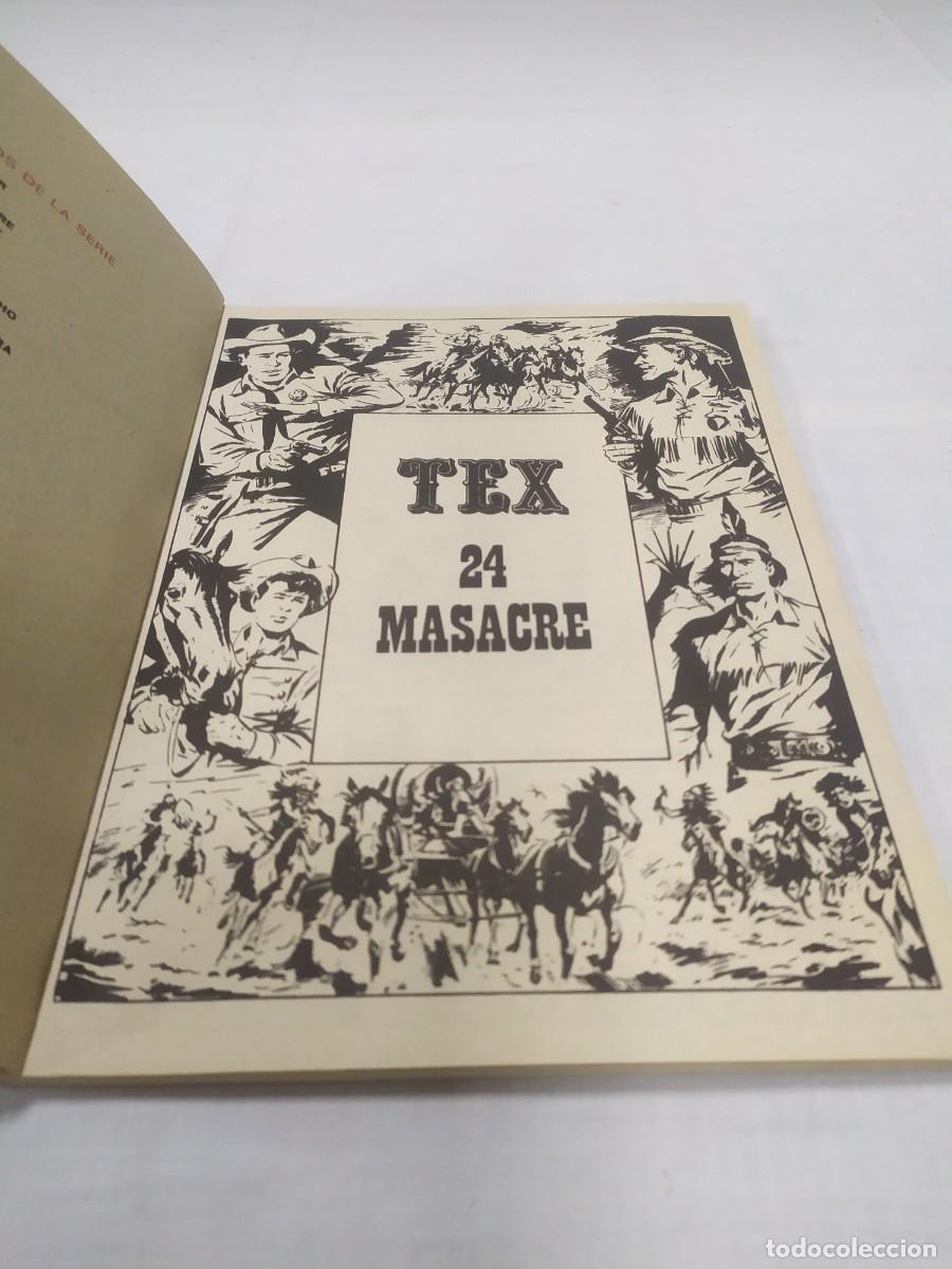 C&oacute;mics: TEX, masacre, n&uacute;mero 24. Buru Lan Ediciones, 1972 - Foto 3