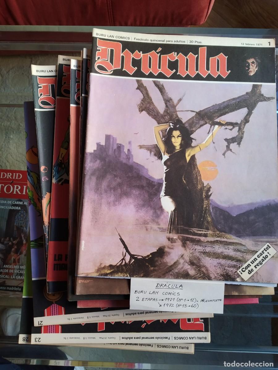 C&oacute;mics: Lote con los 60 primeros n&uacute;meros de Dr&aacute;cula (Buru Lan C&oacute;mics) - Foto 1