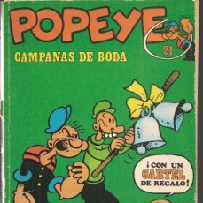 Cómics: POPEYE. Nº 21. CAMPANAS DE BODA. BURU LAN DE EDICIONES, 1972. (C/A21). Lote 396171819