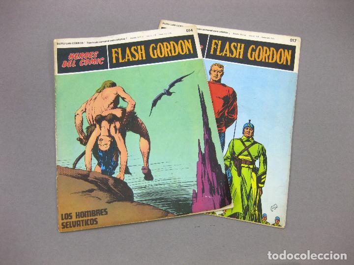 C&oacute;mics: PAREJA DE COMICS DE FLASH GORDON. HEROES DEL COMIC. N&ordm; 014 Y 017 - Foto 1