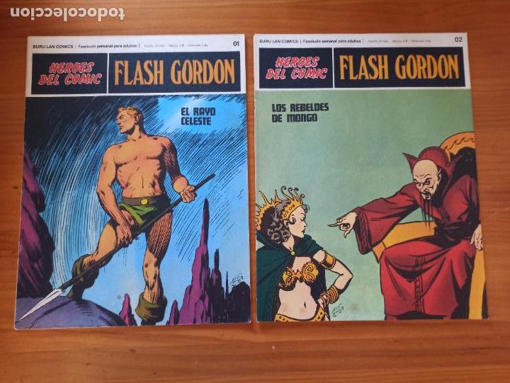 C&oacute;mics: FLASH GORDON COMPLETA - 128 NUMEROS - HEROES DEL COMIC - BURU LAN (141w) - Foto 6