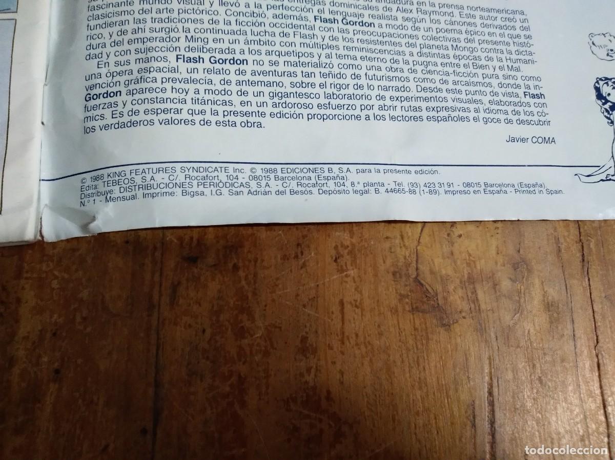 C&oacute;mics: FLASH GORDON N&ordm; 1 EDICION HISTORICA EDICIONES B 1988 - Foto 3