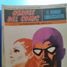 Cómics: HÉROES DEL CÓMIC: EL HOMBRE ENMASCARADO. BURU LAN CÓMICS 1971. NÚMERO 3