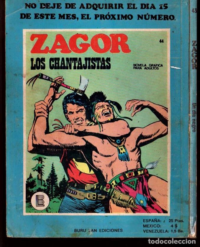 C&oacute;mics: ZAGOR N&ordm;43 un dia negro - Foto 2