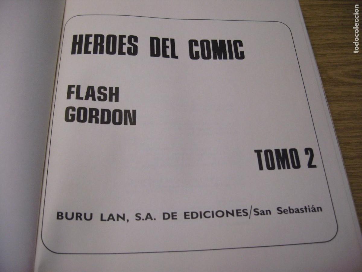 C&oacute;mics: FLASH GORDON. HEROES DEL COMIC. TOMO 2. EDICIONES BURU LAN S.A. 1971 - Foto 5