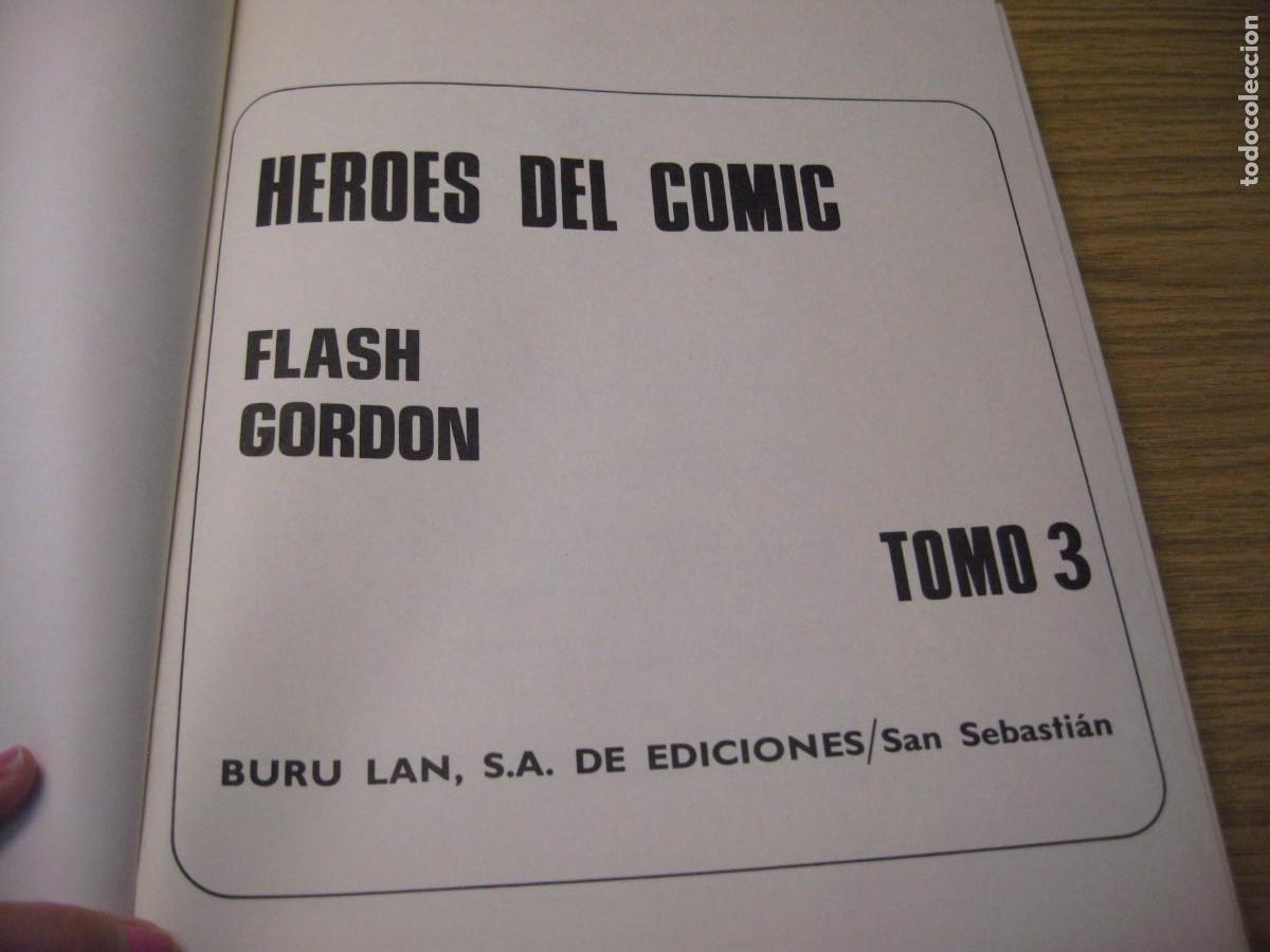 C&oacute;mics: FLASH GORDON. HEROES DEL COMIC. TOMO 3. EDICIONES BURU LAN S.A. 1972 - Foto 4