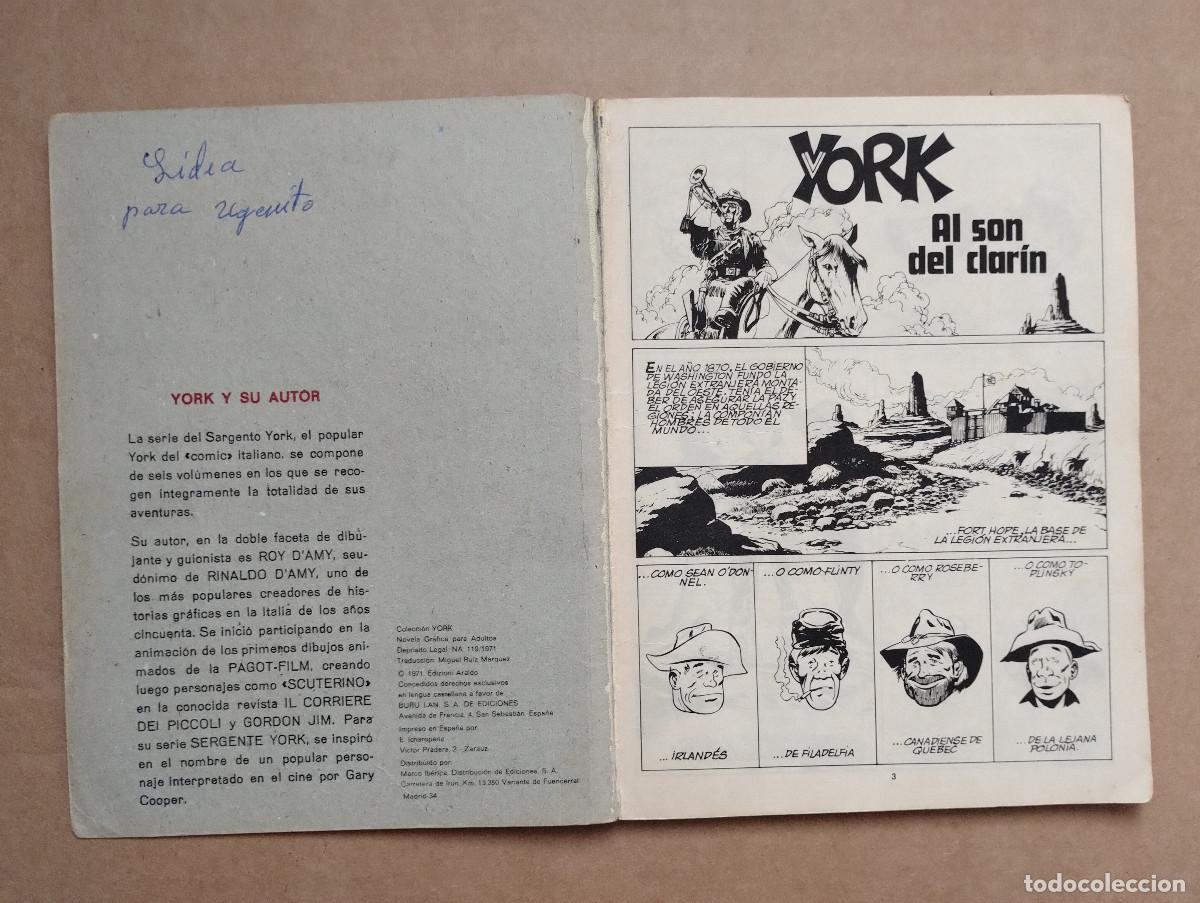 C&oacute;mics: YORK N&ordm; 1: AL SON DEL CLARIN BURU-LAN - Foto 2