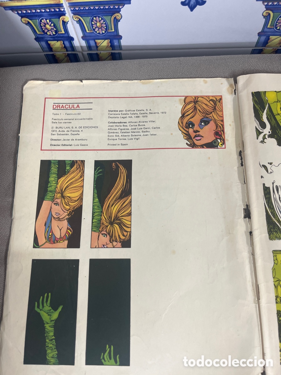 C&oacute;mics: Tebeo de DRACULA tom&oacute; 1 fasc&iacute;culo 02 - Foto 2
